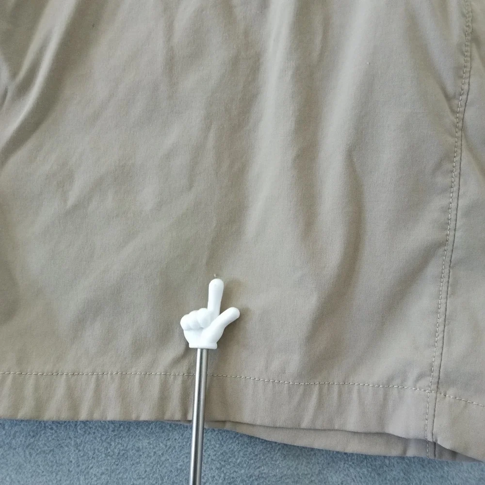 The North Face Mens Khaki Tan Flat Front Hiking Shorts Size 36 Regular Outdoor